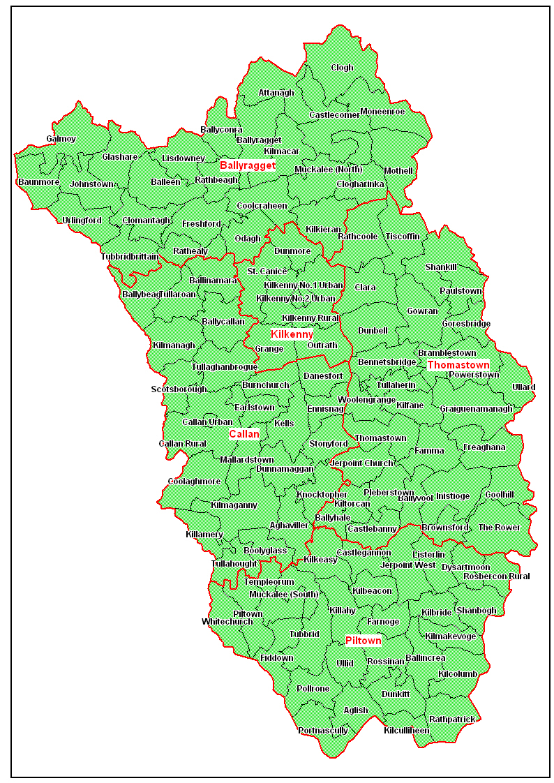 Local Election Areas in Kilkenny